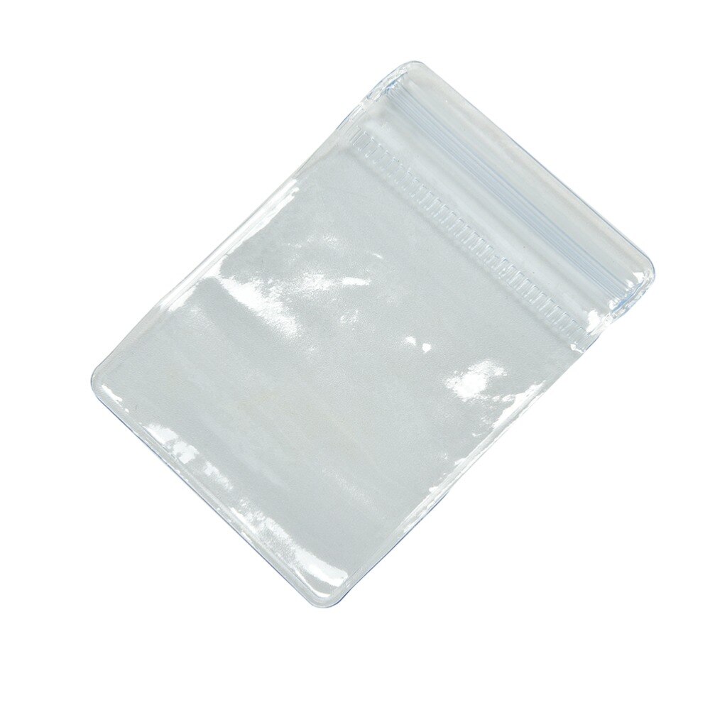100Pcs/lot Clear PVC Plastic Coin Bag Case Wallets Storage Envelopes Packaging Bags 70 x 50 mm