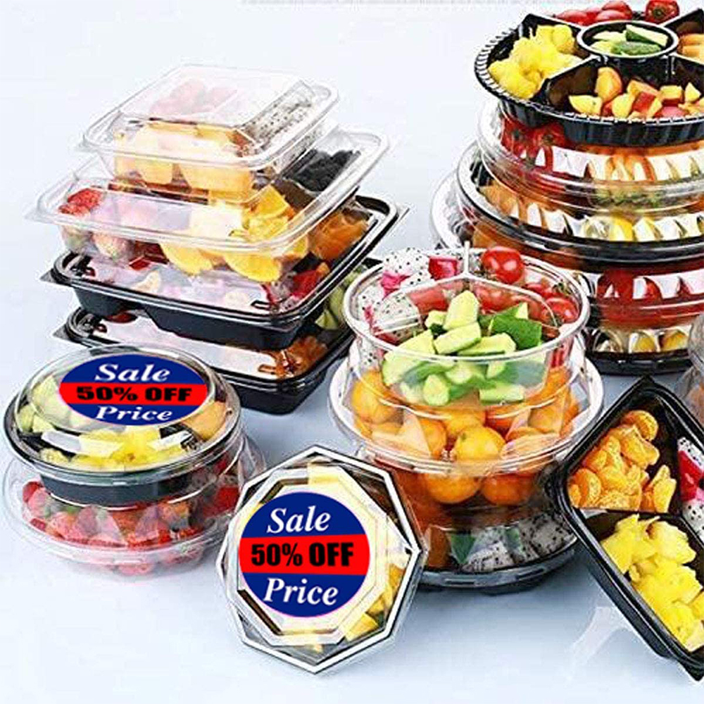 500 Pcs/Roll Round Red 50 Discount Price Labels Sticker Self Adhesive For Retail Store Clearance