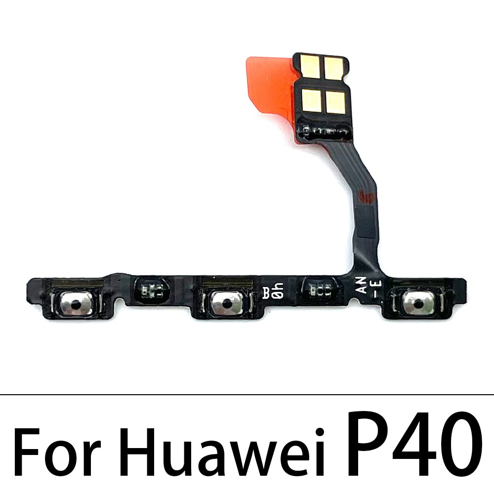Nowy przycisk włączania zasilania przycisk boczny przycisk Flex Cable dla Huawei P8 P9 P10 P20 P30 P40 Lite E 5G Pro Plus 2016: P40