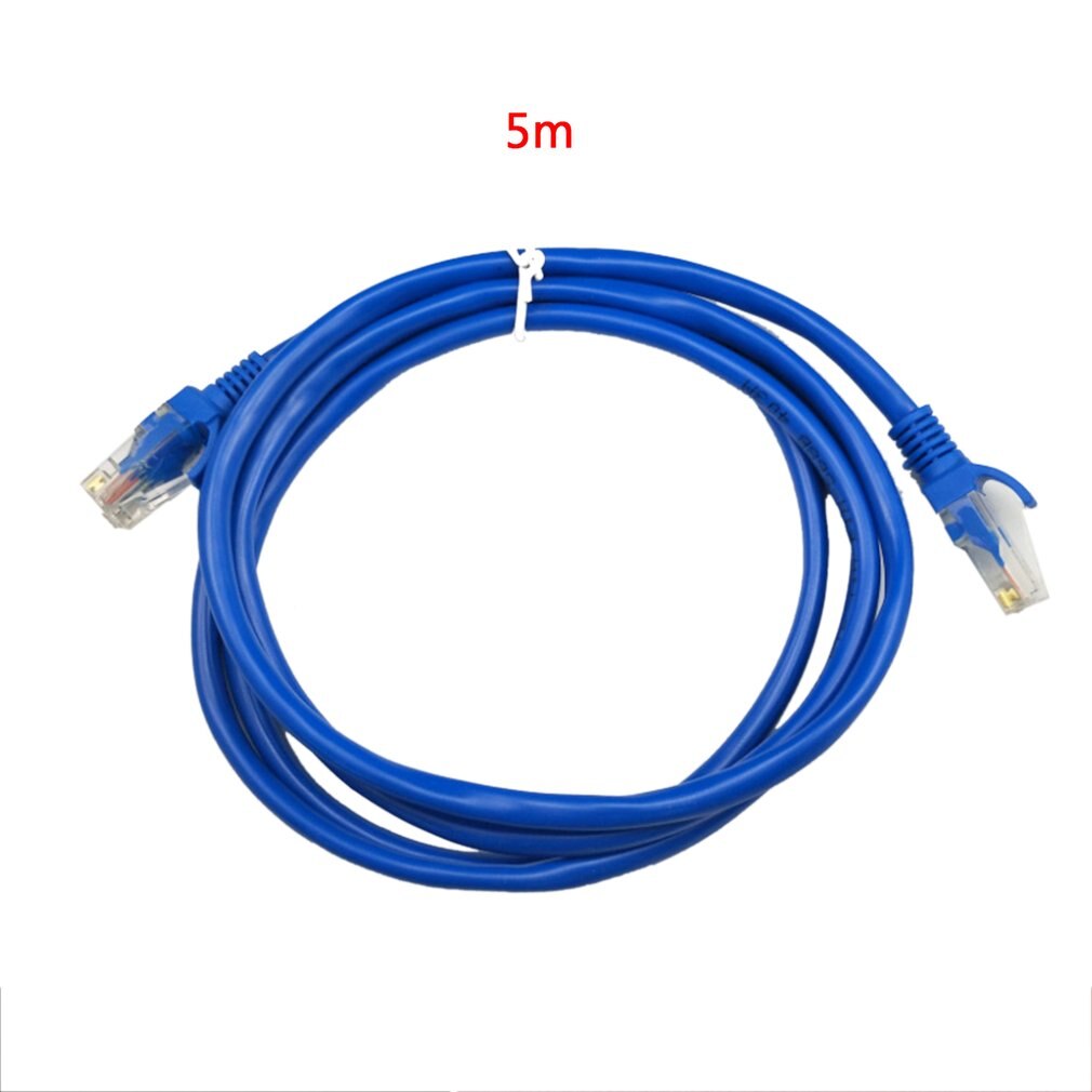 5/10/15/20/25/30/50 CAT5 100M RJ45 Ethernet Kabels Connector Ethernet Internet netwerk Kabel Cord Wire Lijn Blauw Rj 45 Lan CAT5: 5M