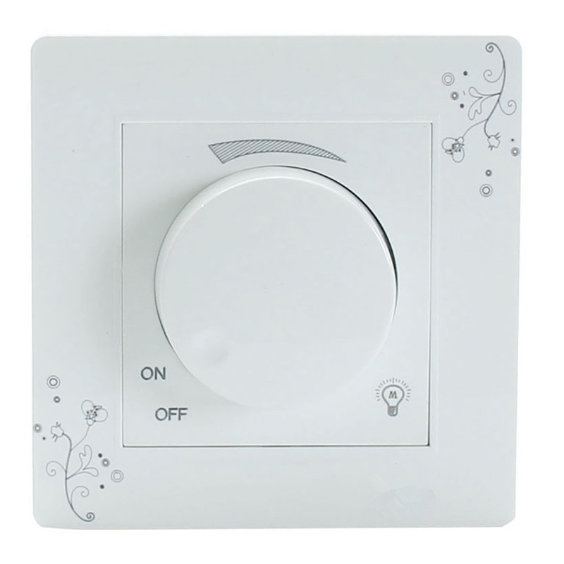 Licht Dimmer Verstelbare Helderheid Controller Lamp Licht Helderheid Muur Schakelpaneel Ac 110-250V