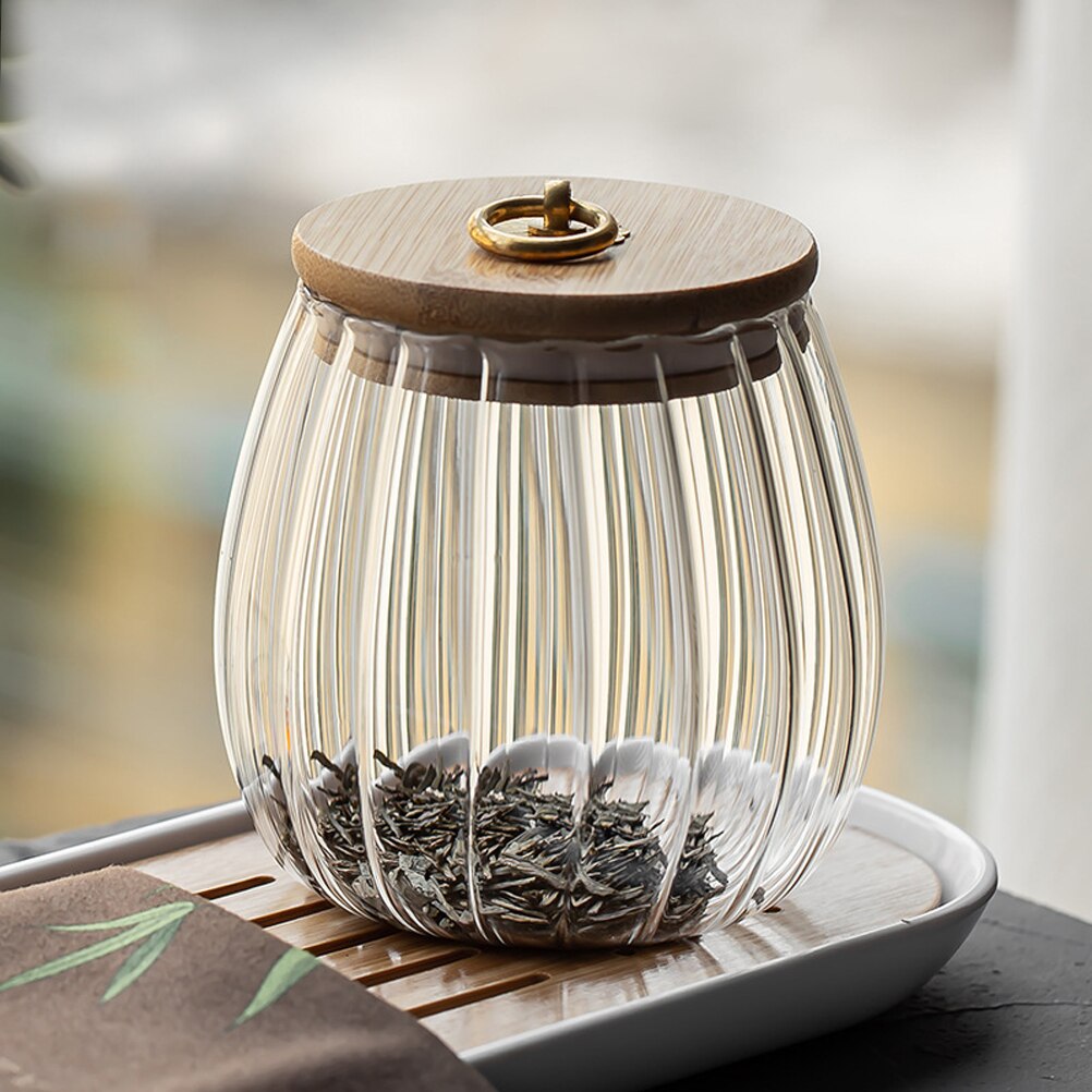 Dry Goods Canister Airtight Tea Storage Container Portable Food Storage Jar