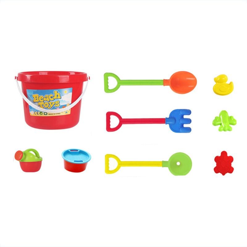 1 Set Beach Toys for Kids Baby Children Playing Game Sand Mould Cartoon Bucket Pail Children Sandbox Set Kit Toys