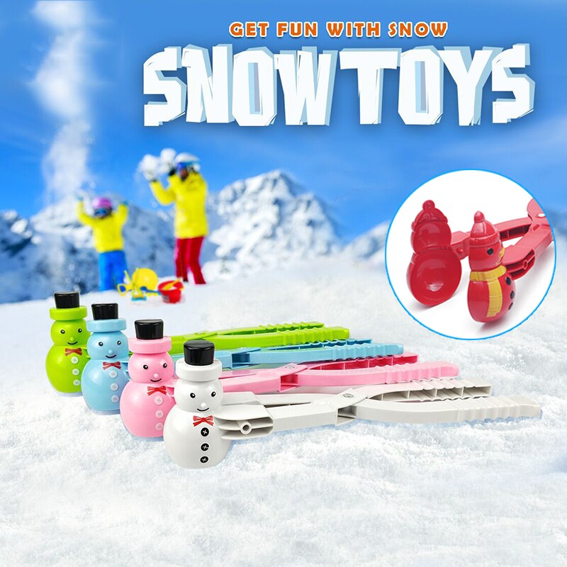 Sneeuwpop Clip Sneeuwpop Sneeuwbal Clip Tang Maker Voor Kinderen Volwassen Winter Sneeuw Lbv