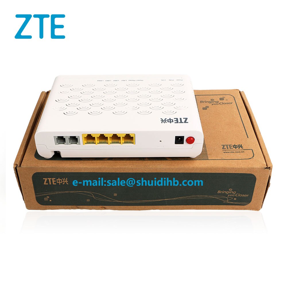 ZTE F620 V5 GPON red óptica UU con 4 LAN + 2 ollas de voz módem óptico Gigabit WiFi módem de red óptica