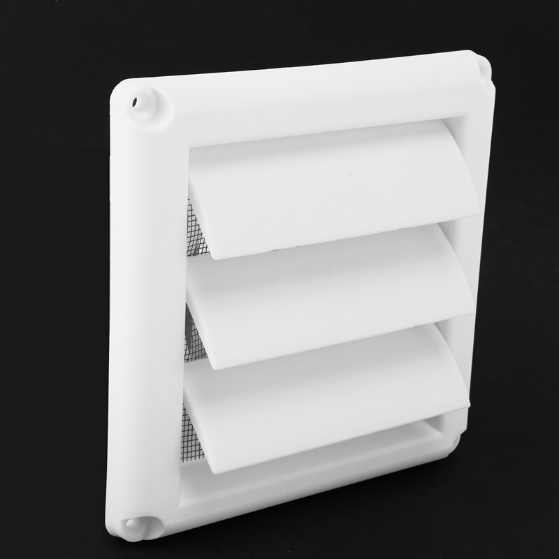 ! Dryer Vent Cover Air Vent Grille Cover Wall Duct Ventilation Grill Louvered Vent Cover ABS Louvre Air Vent Grille