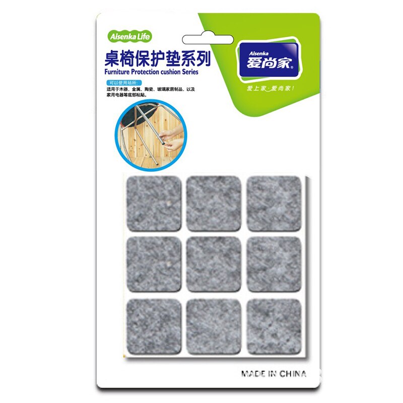 Nicht-gewebte Möbel Beine Selbst Klebe Füße Teppich Filz Pads Nicht-rutsch Verschleiß-beständig Kissen Sofa Schrank stoßstange Dämpfer für Stuhl