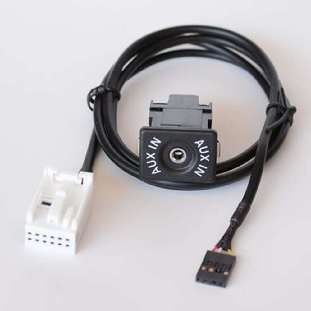 Prise de câble auxiliaire AUX pour BMW E39 E53 X5 E60 E61 E63 E64 E85 Z4 E83 X3 en matériaux de et durables
