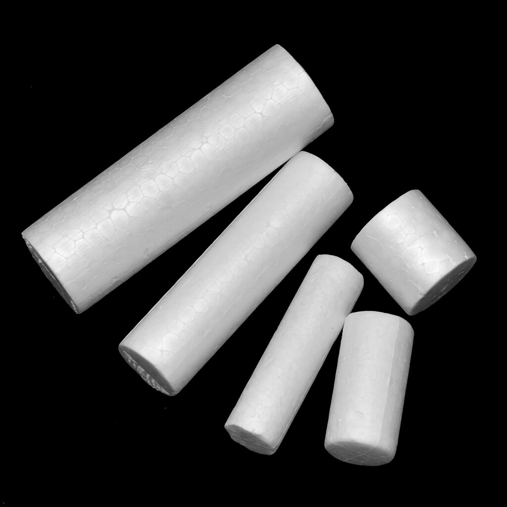 Set di cilindri Mini perline in polistirene polistirolo 10x