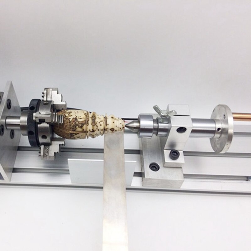 Adjustable Double Bearing Activity Center Rotation Center with Rotary Thimble DIY Woodworking Mini Lathe Accessories