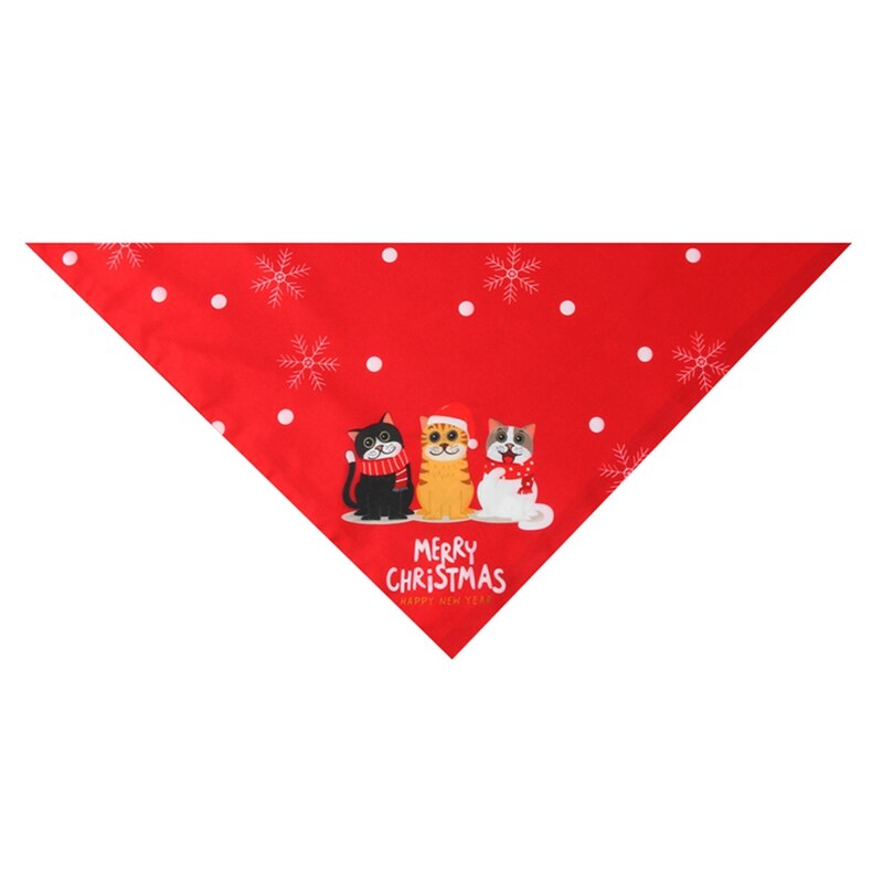 Haustier Waschbar Schal Taschentücher Lätzchen Pflege Zubehör Weihnachten Hund Bandana: Grau