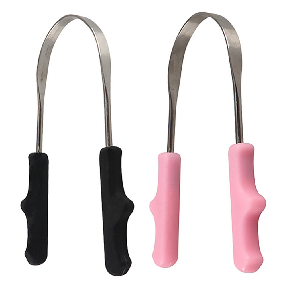 Tong Borstel Tong Cleaner Rvs Plastic Handvat Tong Schraper Mondhygiëne Dental Care Tool Frisse Adem