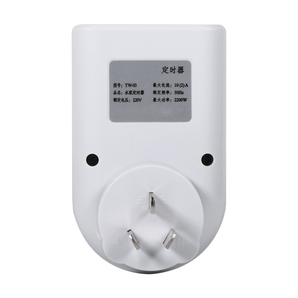 AC 220V 10A 60Min Countdown Timer Switch Electric Digital Wall Plug Control Switch Timer Socket Knob Style Switch Mechanical