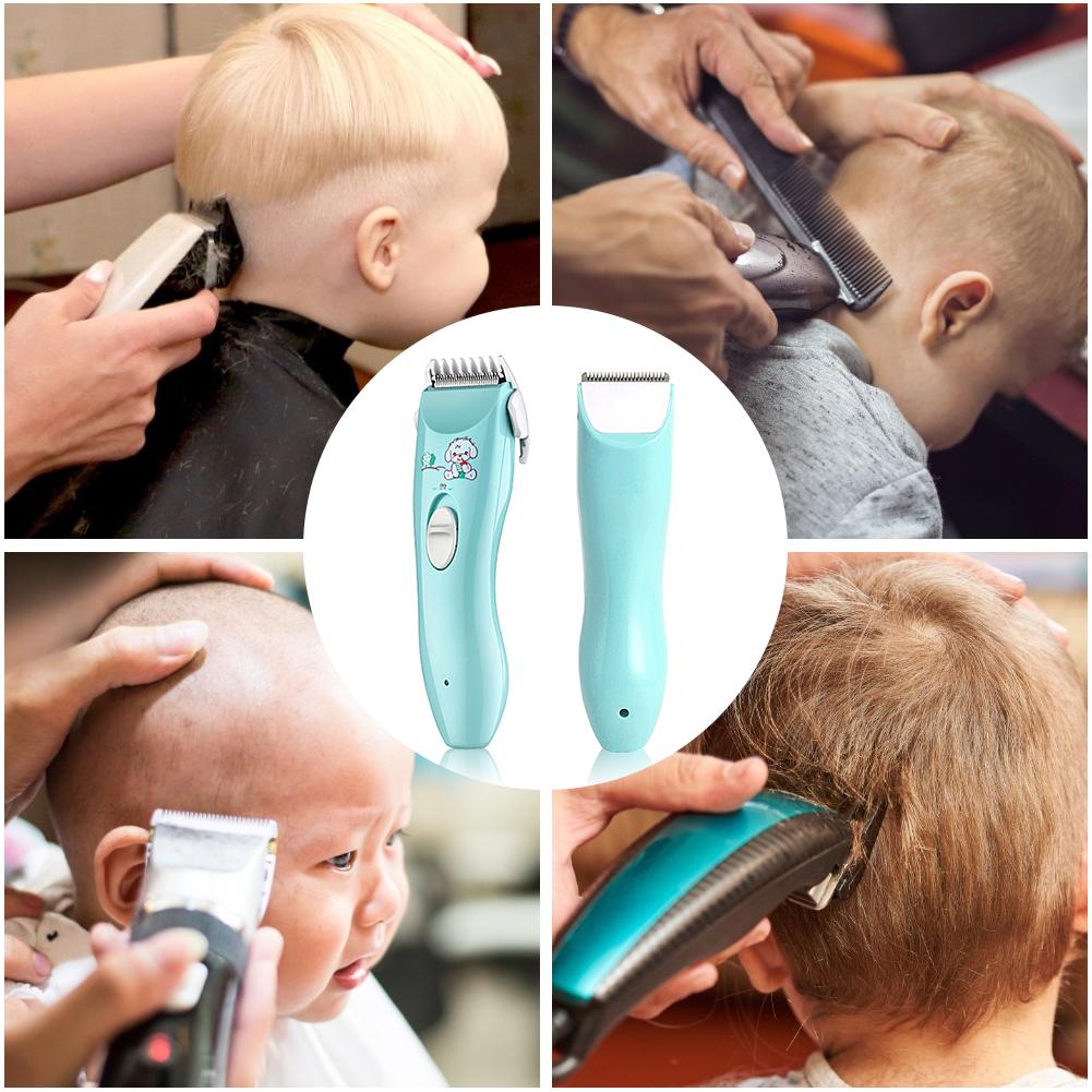 Silent Baby Hair Clippers Chargeable Kids Hair Trimmers Waterproof Cordless Hair Clipper Baby Hair Clippers