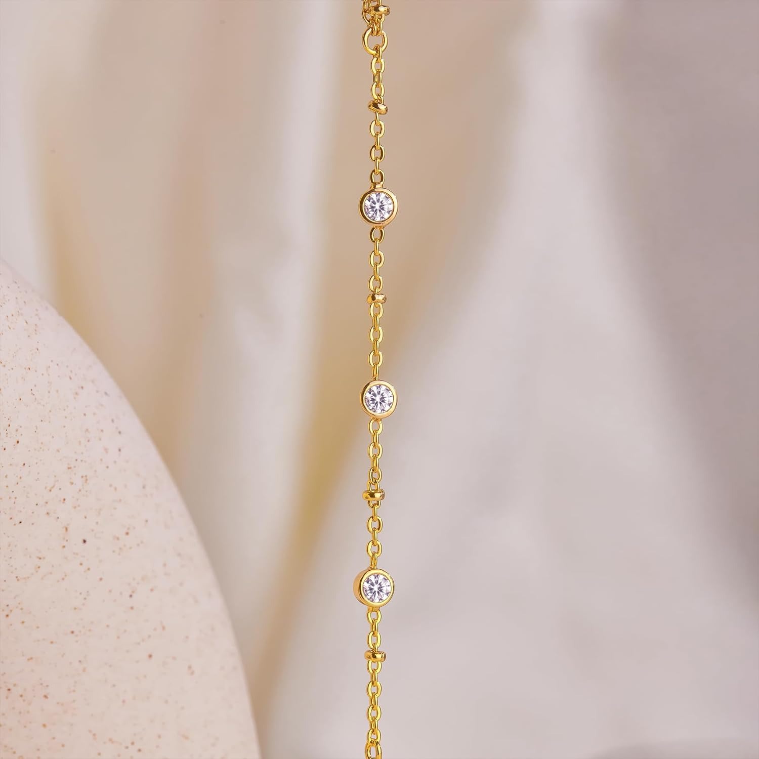 Cadena de mano de oro para mujer Pulseras chapadas en oro para mujer Pulseras de plata Cadena de mano, de joyería de plata para mujer Navidad