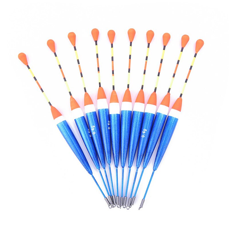 10Pcs/Lot Fishing Floats Set Buoy Bobber Fishing Light Stick Floats Fluctuate float buoy For Fishing Accessories