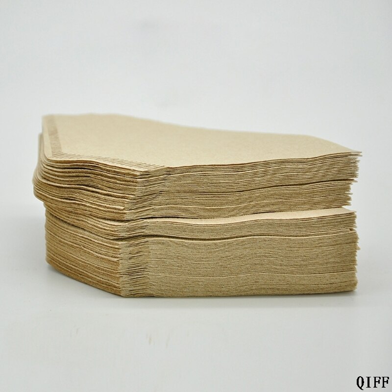 101 "V" Shape Coffee Cup Filter Paper Espresso Machine Mocha Pot Strainer Sheet Mar28