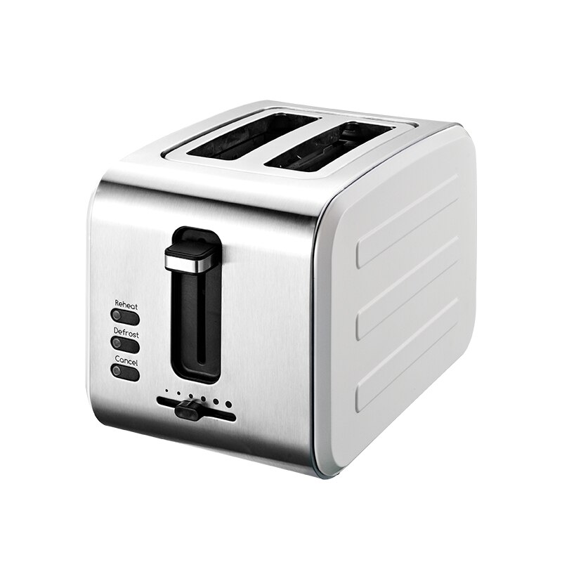 Mini automatic dormitory toaster stainless steel toaster home 2 piece breakfast machine: C