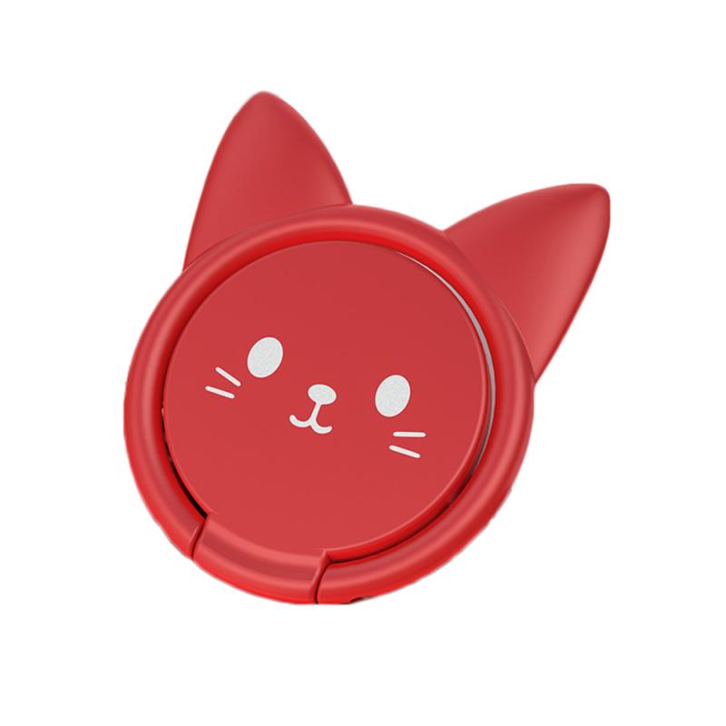 Universal Mobile Phone Holder Stand Magnetic Ring Bracket Car Cute Cat Mobile Phone Bracket Ring Buckle For iPhone Samsung: 3