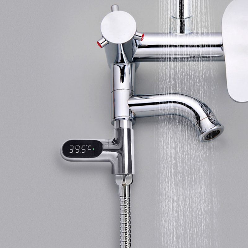 LED Display Water Flow Temperature Meter Monitor Electricity Shower Thermometer