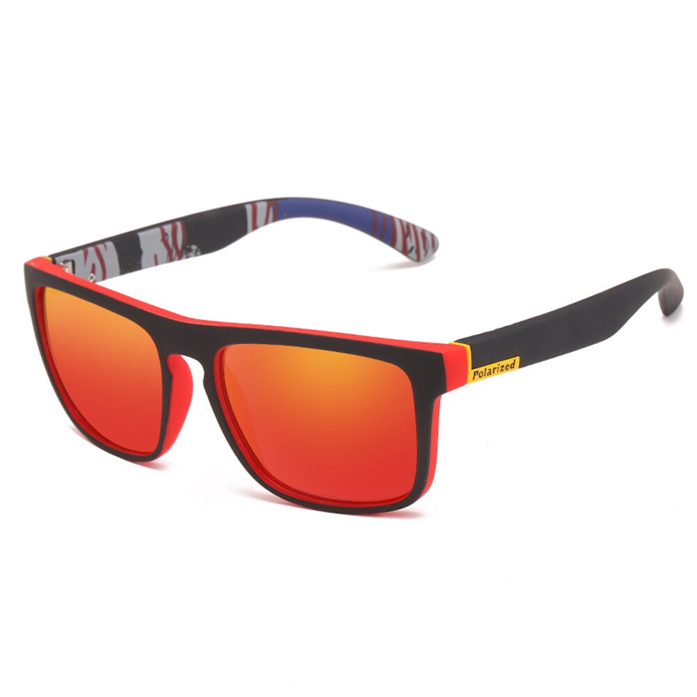 Gafas de sol con revestimiento polarizado para hombre y mujer, lentes de sol grandes con patrón decorativo para deportes al aire libre, ciclismo, pesca, montura de movimiento grande: 02