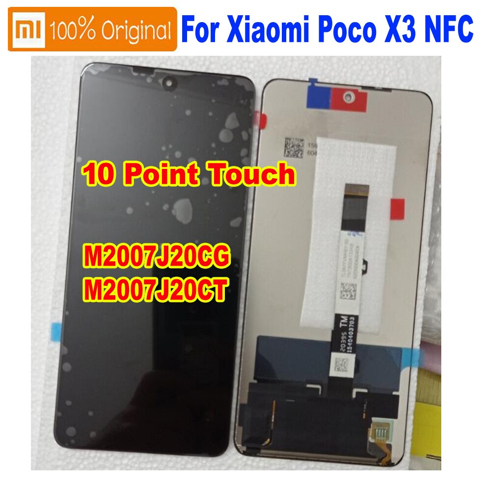 Pantalla LCD Original PocoX3 Pro, montaje de digitalizador con Sensor y marco para Xiaomi Poco X3, NFC