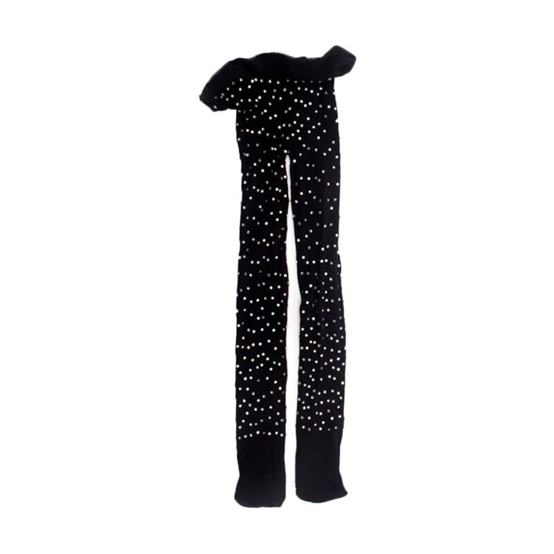 Enfants strass résille chaussettes filles bas chaussette collants minces