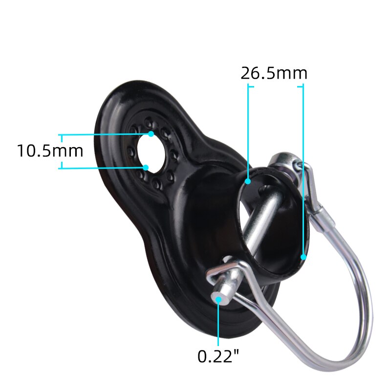 Portable Bike Bicycle Trailer Hitch Coupler Attachment Angled Elbow Mount Linker Adapter Instep Schwinn Trailers