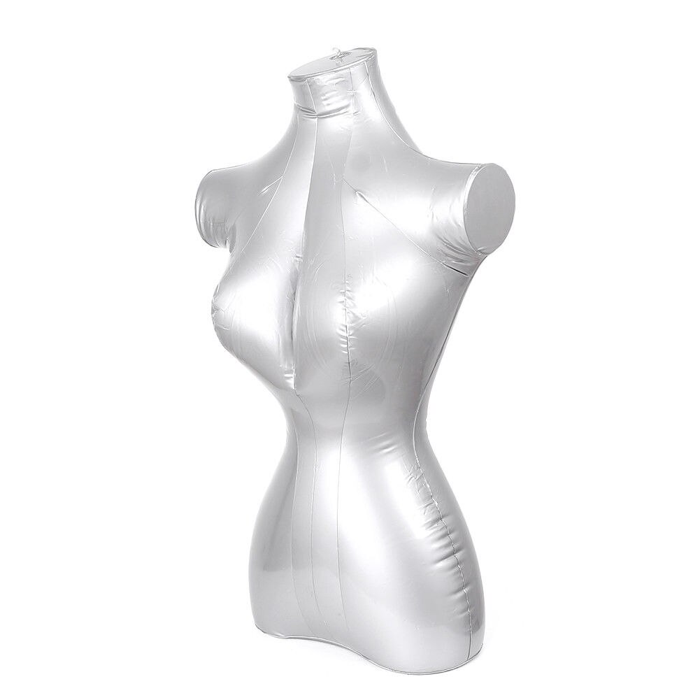 1xMannequin Model Inflatable Half Body Manikin Tailors Body PVC Form Display