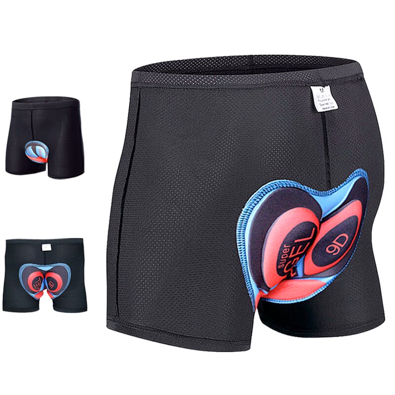 Fietsbroek Met Zachte Pad Unisex Fiets Comfortabel Ondergoed Silicagel Padded Fiets Korte Broek 6 Size Shorts