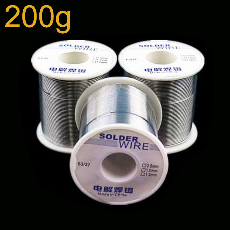 1 stk 0.8 1.0mm sveisejern lodding  sn25 pb 75 tinn bly fluss loddetråd 200g