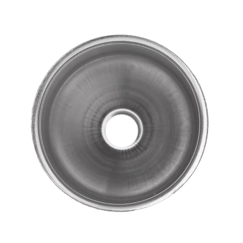 Embudo de boca ancha de acero inoxidable, embudo con forma de frasco, embudos, herramientas portátiles para fugas de aceite, 37MF