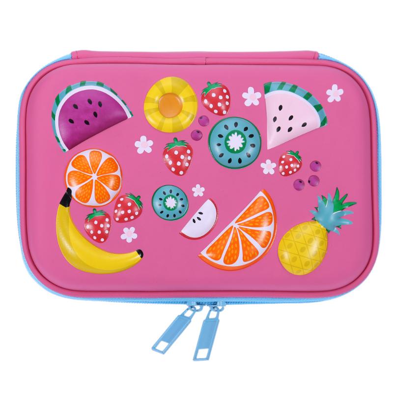 1pc Large Capacity Pencil Case Kawaii Pencilcase School Pen Case Supplies Pencil Bag School Box Pencils Pouch Stationery For Kid: Pink