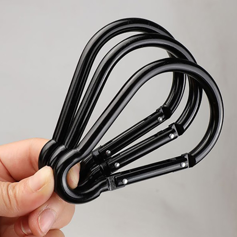 Aluminium Karabijnhaak Kalebas Vorm Niet-vergrendelend Grote Wandelen Camping Karabijnhaak Quick Link Lock Ring Karabijnhaak