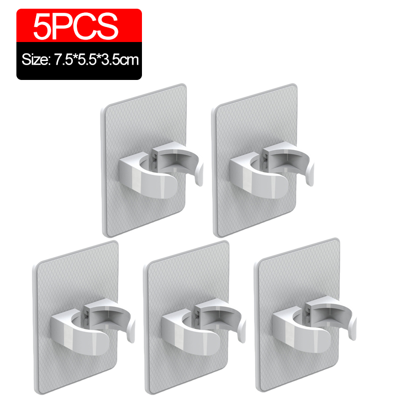 Soporte para peine montado en la pared, organizador de pared para baño, soporte de almacenamiento para cepillos de pelo para el hogar, estante para secador de pelo, 5/1 Uds.: Multicolor