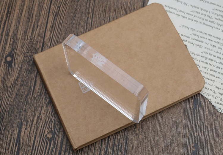 square acrylic stamp block clear acrylic block for stamping 7.5cm x 7.5cm crafting stamp accessories
