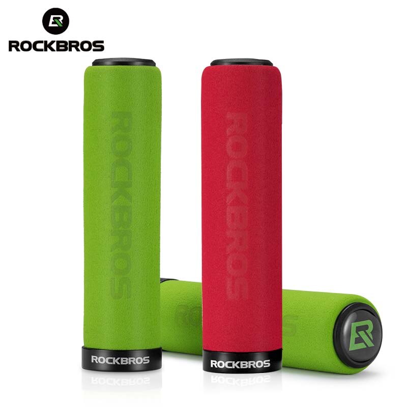 Rockbros Bike Grips Ultralight Bicycle Handlebar Grips Downhill Mountain Cycling Grips Bisiklet Elcik Bike Accessories