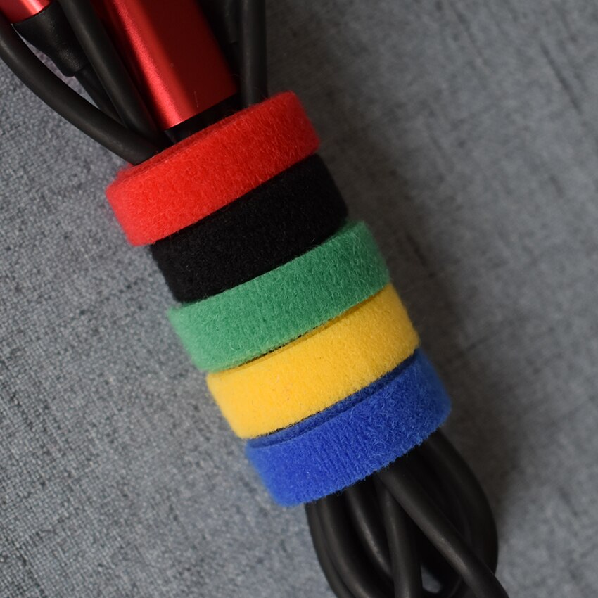 Wide1cm Length 2m Magic Tape Hook And Loop Double Sided Velcro Fastener Without Glue For Bow Tie Strap Desktop Accessory