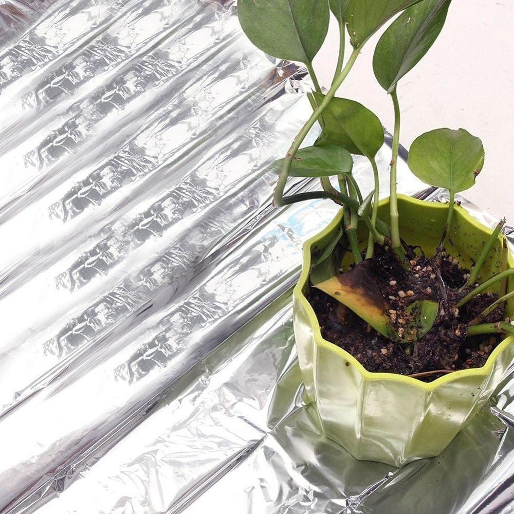 210 x 120 cm plante reflekterende film drivhus spesielle klut hage innendørs drivhus planting tilbehør film dekkark
