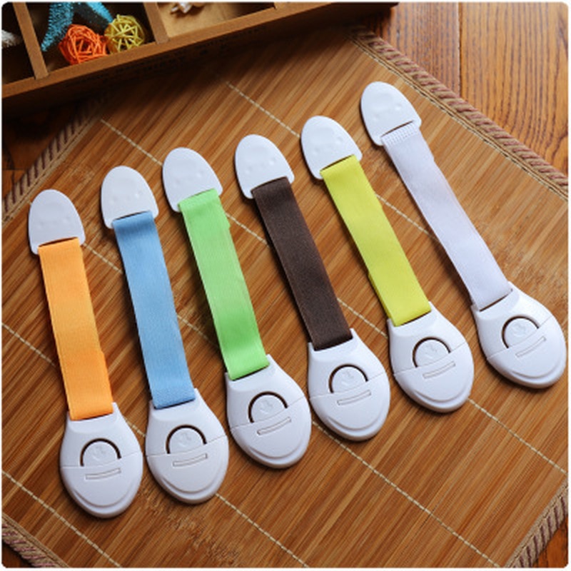 1/3 Pcs Child Lock Child Protection Lock Child Safety Door Lock Plastic Lock Adjustable Random Color