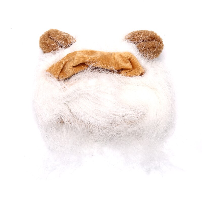 Disfraz de mascota Cosplay de León, peluca de CRIN, gorro, sombrero para gato, Halloween, ropa de Navidad, vestido de fantasía con orejas, Otoño e Invierno: WT