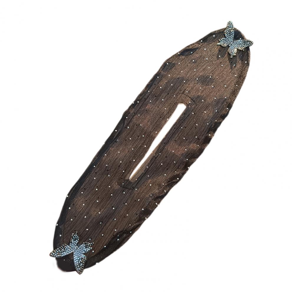 Juego de rizador de moño Floral para mujer, herramienta de rollo a presión fácil para peinado de cabello largo, Kit de torsión de moño Perezoso: Verde