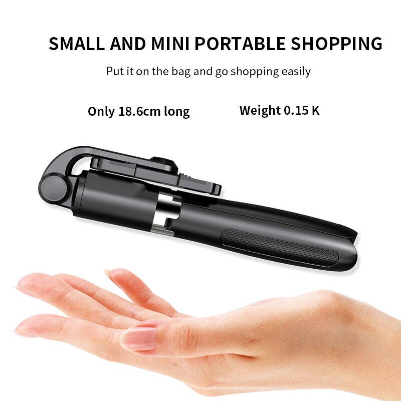 Handheld grip stabilisator statief 3 in 1 selfie stick handvat afstandsbediening houder selfie standaard voor iphone/android/huawei mini statieven