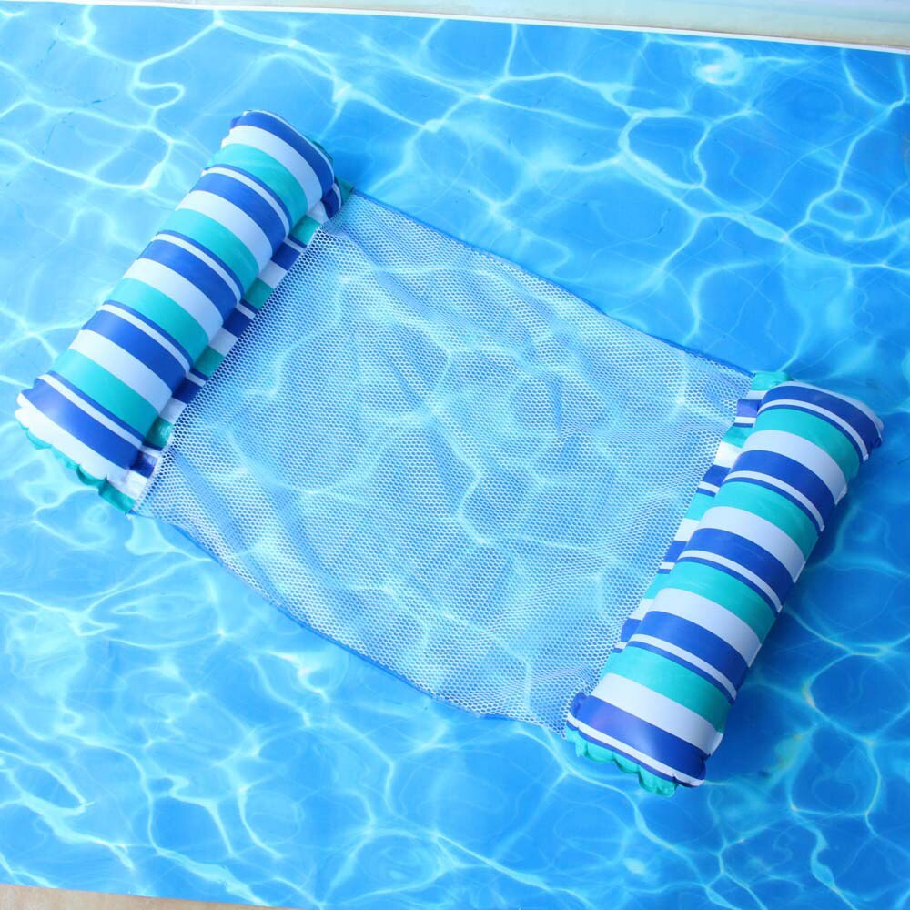 Colchón inflable de piscina, cama de agua flotante, para fiestas, juguete para nadar o salón estilo hamaca, reclinable, nueva