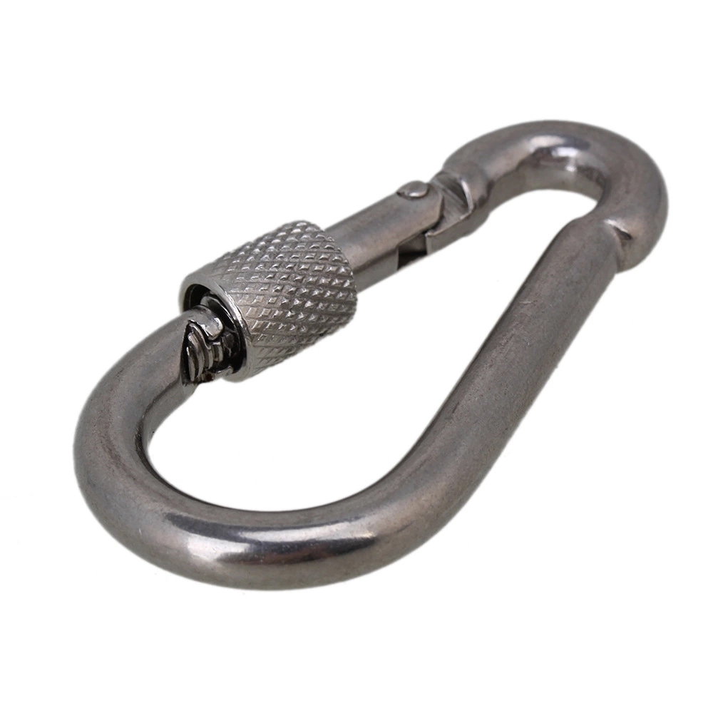 Stainless Steel M6 Thread Rigging Quick Link Chain Carabiner Silver