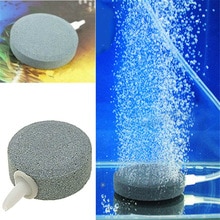 5/6/7/8cm Aquarium Air Stone Oxygen Bubbles Fish Tank Pump Hydroponic Oxygen Plate Round Stone Mini Acuario Accesories
