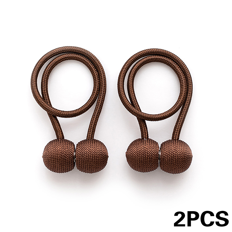 modern minimalist agnetic Curtain Tieback Clip Curtains Buckle Holder Decorative Home Curtains Accessories: black
