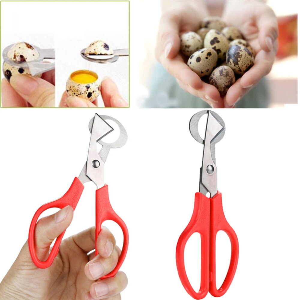 ABS Pigeon Quail Egg Scissor Cracker Opener Cigar Cutter Stainless Steel Tool Egg cutter Portable eggshell kitchen restaurant Q5