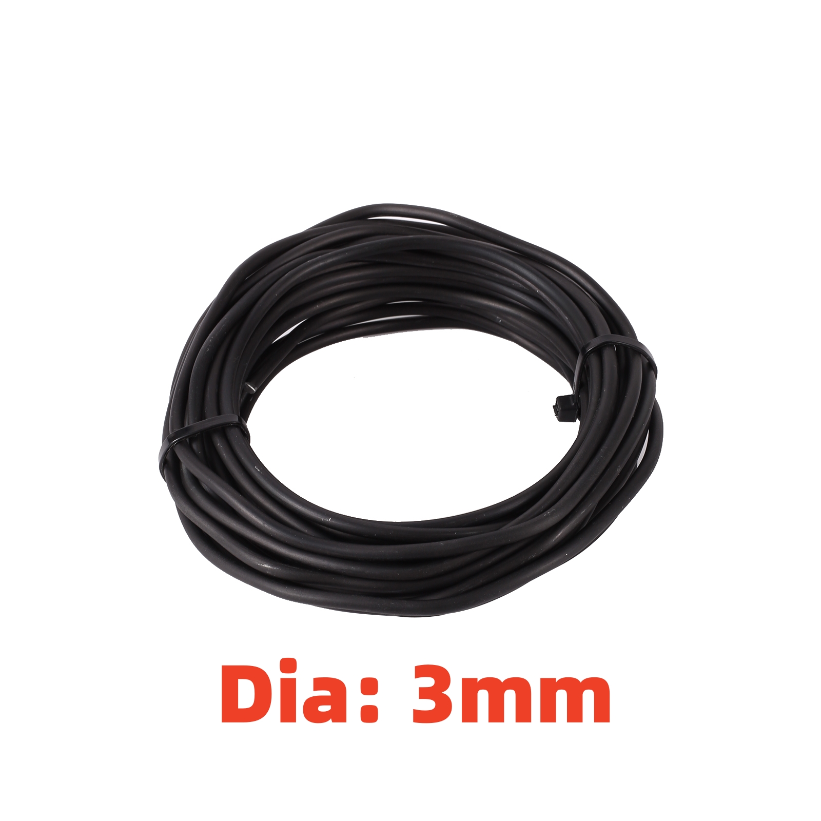 Alambre para bonsái negro de 3m/5m/10m, lazos de entrenamiento para bonsái de aluminio anodizado, soporte para plantas, ramas, cuerdas de fijación curvadas, accesorios de jardín: M / Multicolor