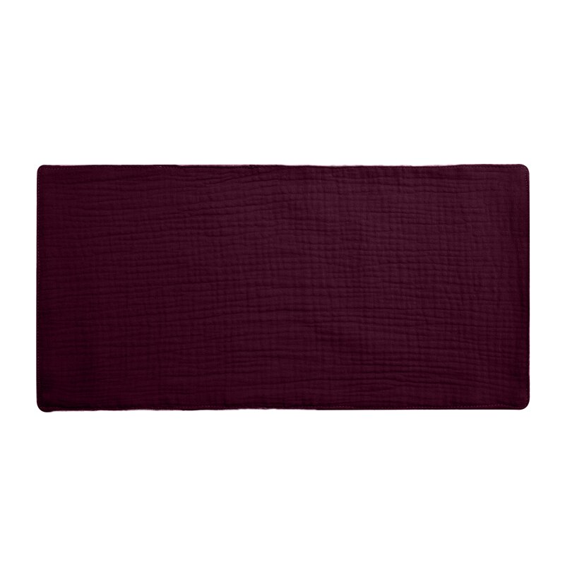 Mordedura de 3 uds. De toalla para bebé, Toalla de baño para bebé, pañuelo de algodón para eructar, gasa suave absorbente, paño de lavado para jardín de infantes: Red wine 1PCS